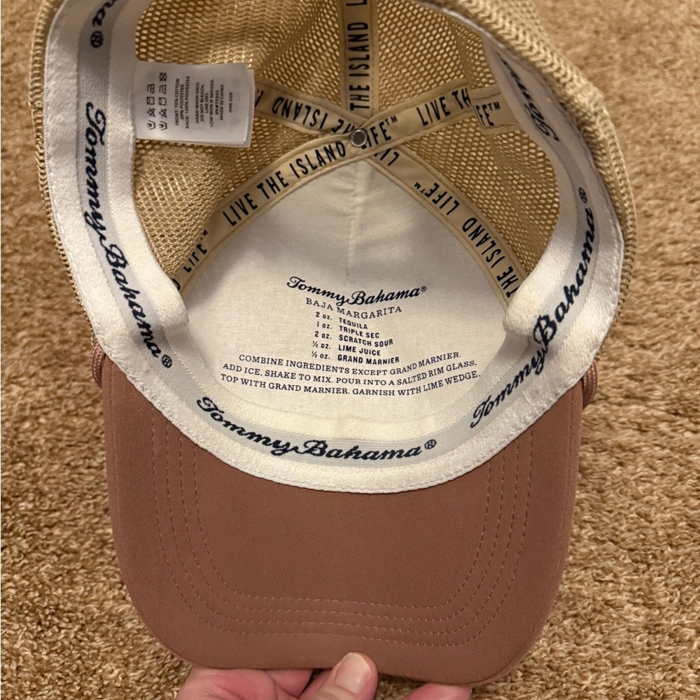 Tommy Bahama Brown and Tan Cap - Picture 2 of 2